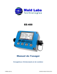 Maid Labs EE-400 manuel de l`usager