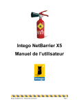 Intego NetBarrier X5 Manuel de l`utilisateur