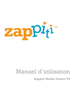 Manuel d`utilisation de Zappiti Media Center V3