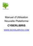 Manuel d`Utilisation Nouvelle Plateforme CYBERLIBRIS
