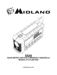 radio météo digitale d`urgence à manivelle manuel d`utilisation