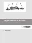 Manuel d`utilisation - Bosch Security Systems