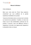 Manuel d`utilisateur Chers utilisateurs, Merci pour votre