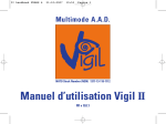 Manuel d`utilisation Vigil II - Documentation parachutiste