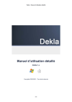 Manuel d`utilisation d&eacute;taill&eacute;