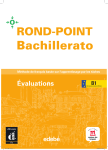 Rond-Point Bachillerato B1 - Les évaluations