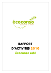 Rapport d`activités 2010