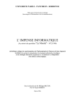 L` IMPENSE INFORMATIQUE