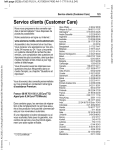 Service clients (Customer Care)