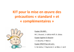 Kit Précautions standard et précautions complémentaires