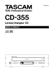 CD-355 Owner`s Manual / French