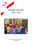 Fascicule rentrée scolaire 2014-2015