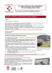 La Lettre R&eacute;gionale de la D&eacute;l&eacute;gation Provence-Alpes