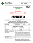 Acid Nep I Fiche signalétique 2013