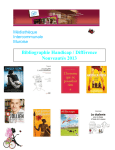 Bibliographie Handicap / Différence Nouveautés 2013