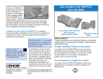 Les coussins d`air WAFFLE&reg; pour les pieds