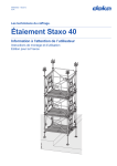 Informations utilisateur (fr) Étaiement Staxo 40