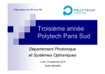 Troisième année Polytech Paris Sud - Intranet Polytech Paris-Sud