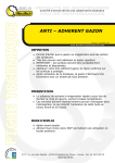 ANTI &ndash; ADHERENT GAZON - MECATECH PERFORMANCES