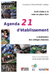 Agenda 21 d`établissement