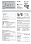 Mode d`emploi - GMC-Instruments Belgium