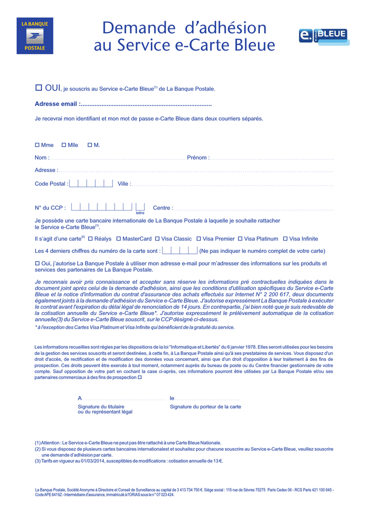 Formulaire De Contestation La Banque Postale Pdf