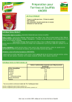 Ft - Modèle PPT préparation pour terrine et soufflé