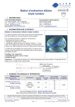 lpe - fiche technique - ags - ballon d`extraction