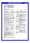 Guide d`utilisation 2674