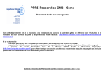 PPRE Passerelles CM2 – 6ème - Académie d`Orléans