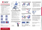 Carte d`instruction Reflex Chaise de douche-toilette