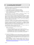 Counseling pr&eacute;test individualis&eacute;