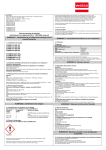 Fiche de données de sécurité conformément au règlement (CE) n