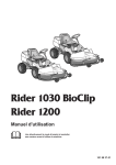 OM, Rider 1030 BioClip, Rider 1200, 1999-01