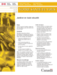 VOTRE SANT&Eacute; ET VOUS - Publications du gouvernement du Canada