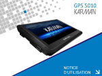Mode d`emploi KARMAN GPS 5010