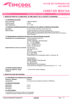 fiche de donnees de securite cimstar md615a