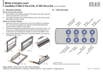 Mode d`emploi court modèles S 962-2 Vis-a-Vis, S 382 Vis-a