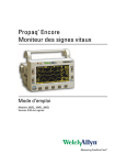 Mode d`emploi - Propaq® Encore Moniteur des signes