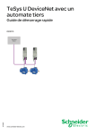 TeSys U DeviceNet avec un automate tiers