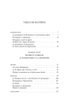 TaBLe deS MaTi&Egrave;ReS