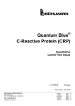 Quantum Blue C-Reactive Protein (CRP)