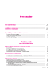 Sommaire - Editions Lavoisier