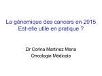 La g&eacute;nomique des cancers en 2015. Est-elle utile en pratique?
