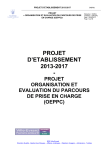 PROJET D`ETABLISSEMENT 2013-2017 - - Ville