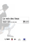 La voix des lieux 2009