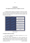 SYMETRIE : UN LOGICIEL DE GEOMETRIE SIMPLE ET OUVERT