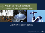 Réalisation d`un « Distillateur solaire