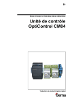 Unit&eacute; de contr&ocirc;le OptiControl CM04 - liste des pi&egrave;ces