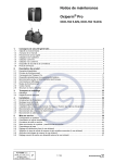 Notice de maintenance Oxiperm Pro